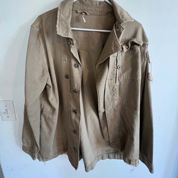 Free People military jacket - Picture 1 of 3
